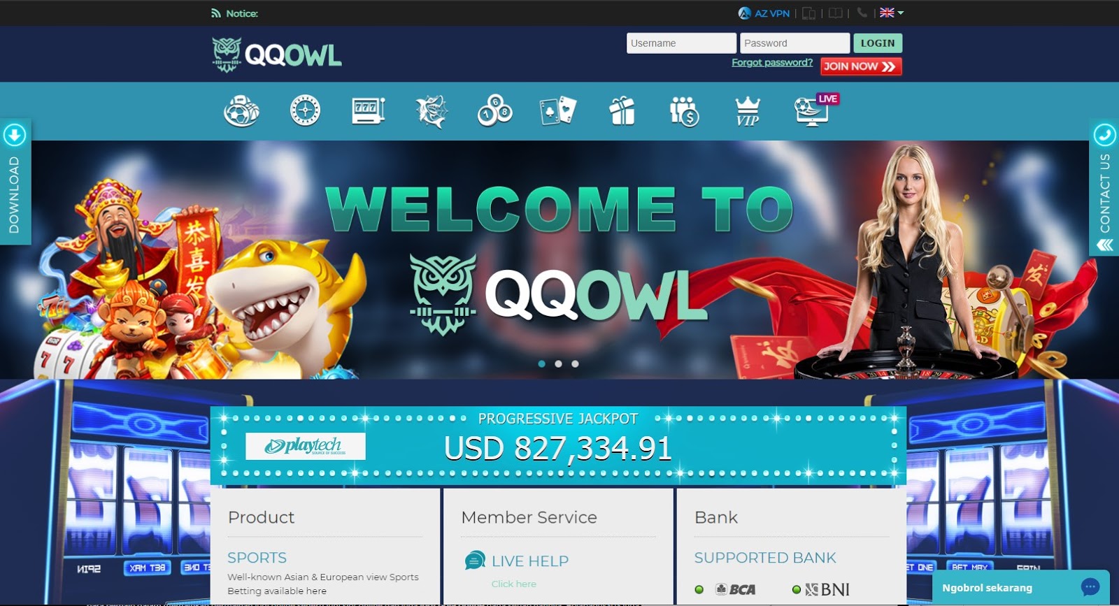 menang judi slot online